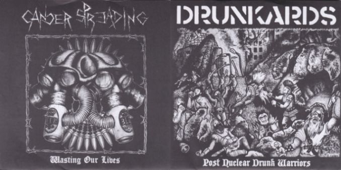 Wasting Our Lives / Post Nuclear Drunk Warriors
