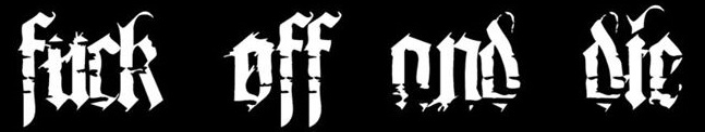 Fuck Off and Die! logo