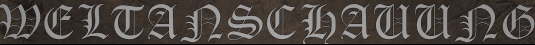 Weltanschauung logo