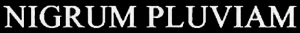 Nigrum Pluviam logo