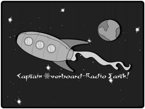 Captain Overboard--Radio Earth! logo